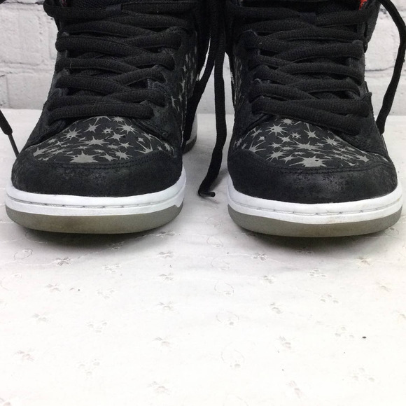 Nike Dunk High Premium SB Zoom Air Black Red Lace Up High Top Sneaker Men\'s 10 main image 8